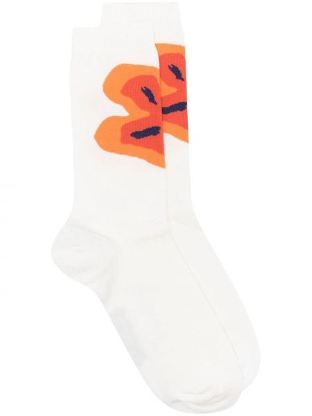 Чорапи с принт Jacquemus бяло