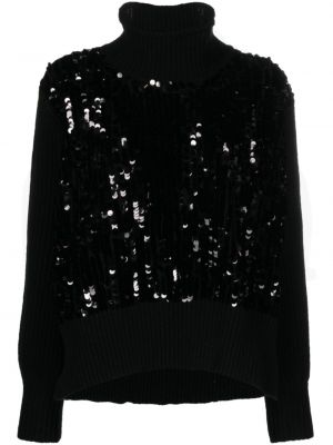 Pull à paillettes Ermanno Firenze noir