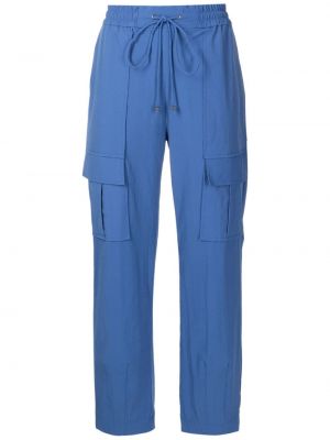 Ravne hlače Alcaçuz modra