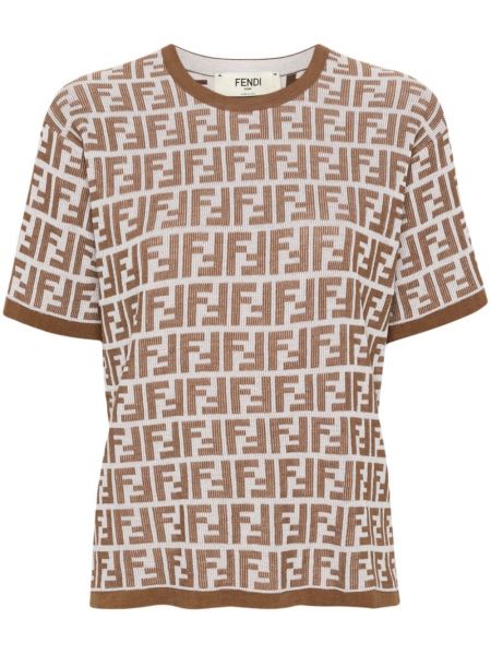 T-shirt Fendi hvid