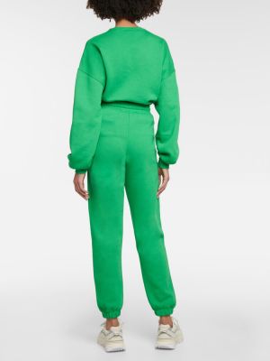 Spodnie sportowe bawełniane Rotate Birger Christensen zielone