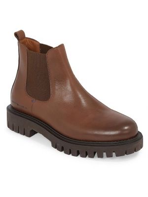 Зимові черевики чанкі Tommy Hilfiger коричневі