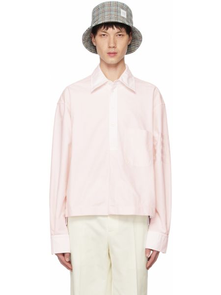 Розовая рубашка Thom Browne