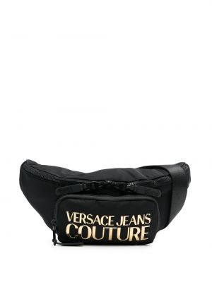 Колан с принт Versace Jeans Couture черно