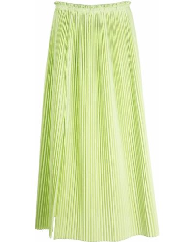 Плисирана макси пола Rosie Assoulin зелено