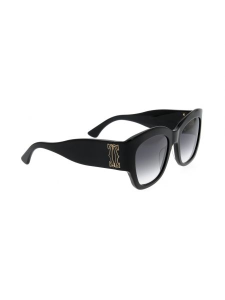 Czarne okulary przeciwsłoneczne Cartier