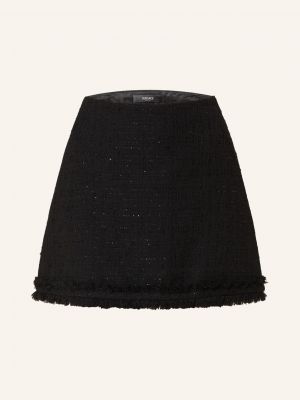 Mini sukně s flitry Versace černé