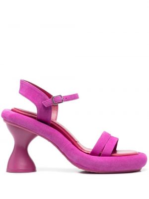 Sandali a punta quadrata Eckhaus Latta rosa