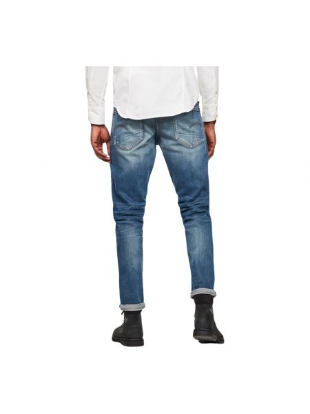 Klassische stern skinny jeans mit taschen G-star blau