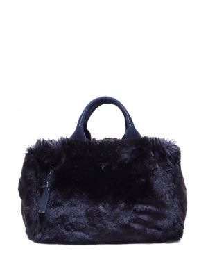 Woll shopper handtasche Prada Pre-owned schwarz