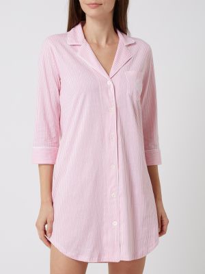 Koszula nocna w grochy Lauren Ralph Lauren różowa