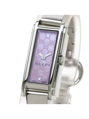 Relojes de acero inoxidable Gucci Vintage violeta