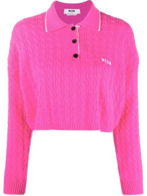 Poloskjorte Msgm rosa