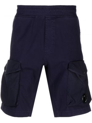 Pantaloni scurți cargo din bumbac C.p. Company albastru
