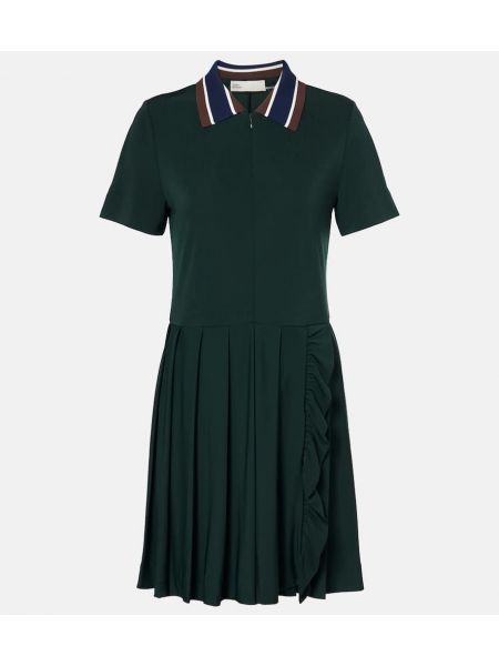 Plissert zip dress Tory Sport grønn