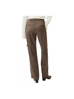 Pantalones rectos Comma marrón