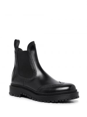 Chunky chelsea boots Versace