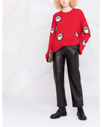Jersey de cachemir de tela jersey con estampado de cachemira Zadig&voltaire rojo