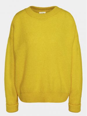 Priliehavý sveter American Vintage žltá