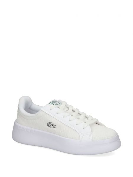 Sneakersy z siateczką Lacoste białe