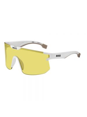 Okulary przeciwsłoneczne Hugo Boss żółte