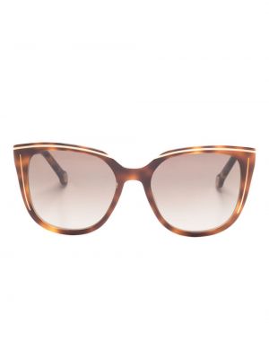 Sonnenbrille mit farbverlauf Carolina Herrera braun