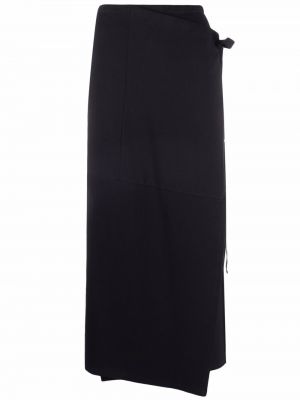 Falda de tubo ajustada de cintura alta Mm6 Maison Margiela negro