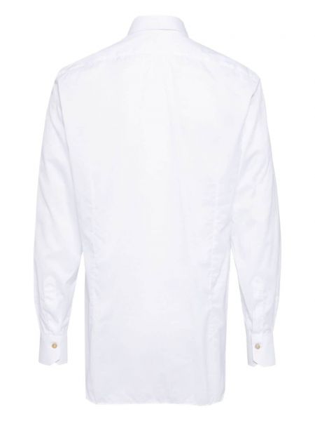 Bavlněná košile Kiton bílá