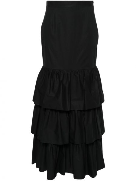 Maxi φούστα με βολάν Moschino μαύρο