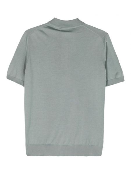 Kašmyro polo marškinėliai Colombo žalia
