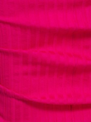 Rochie de lână Marc Jacobs roz