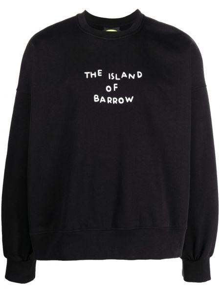 Sweatshirt mit rundhalsausschnitt mit print Barrow schwarz