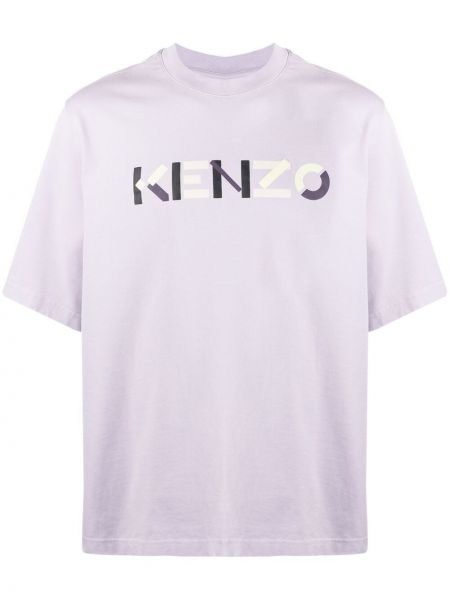 Camiseta con estampado Kenzo violeta