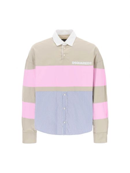 Oversize hemd Dsquared2 pink