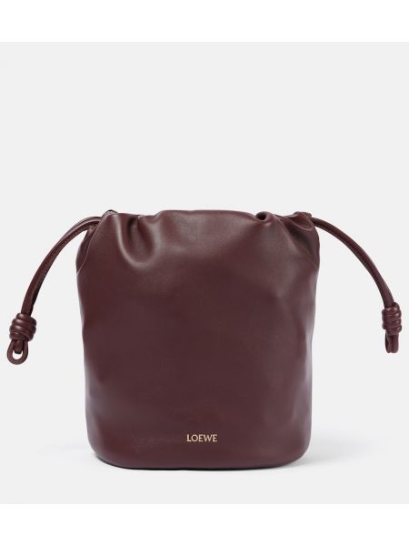 Usnjena torbica za čez ramo Loewe