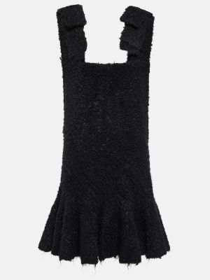 Mini robe en mohair Jil Sander noir