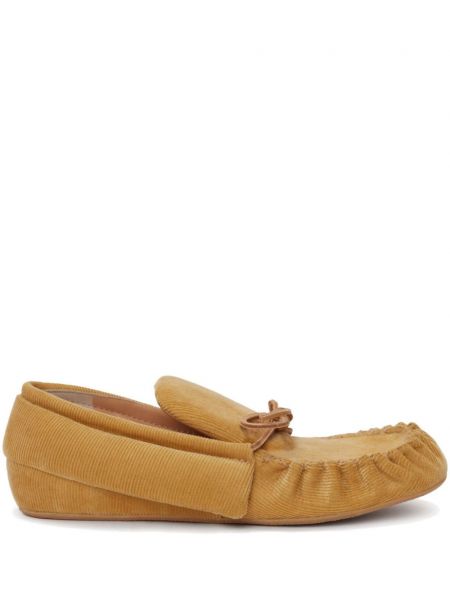 Fløjls loafers Jw Anderson gul