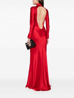 Dlouhé šaty Michelle Mason červené