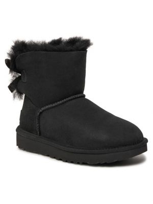 Čizme za snijeg s mašnom s mašnom Ugg crna