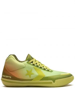 Sneakers con motivo a stelle Converse verde