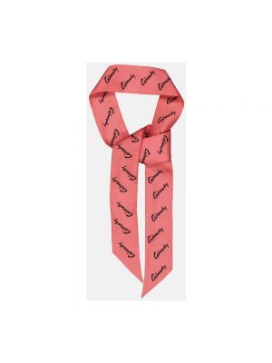 Jedwabna szal Givenchy różowa
