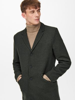 Cappotto Only & Sons verde