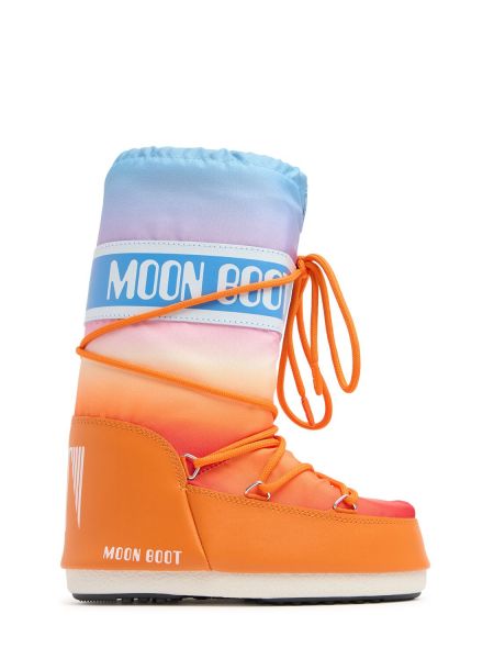 Nylon støvletter for piger Moon Boot orange