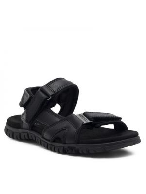 Kožené sandále Lasocki čierna