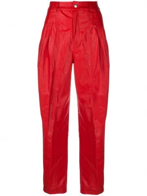 Pantalones de cintura alta Koché rojo