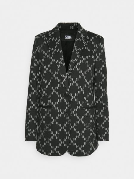 Krótki płaszcz Karl Lagerfeld czarny