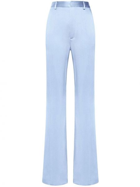Saténové nohavice Lapointe modrá