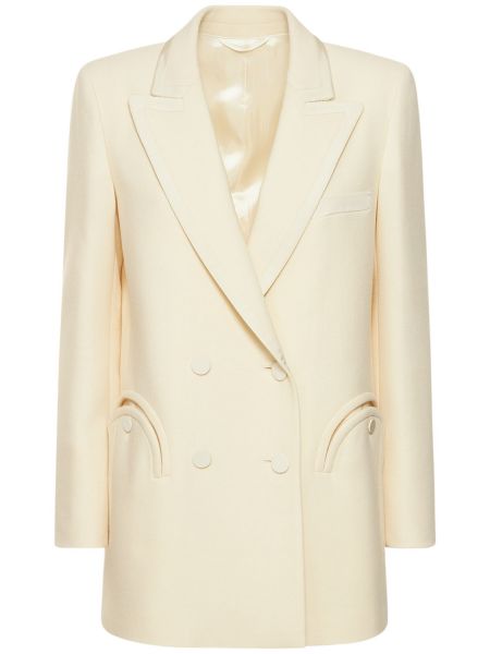 Blazer de lana Blazé Milano blanco