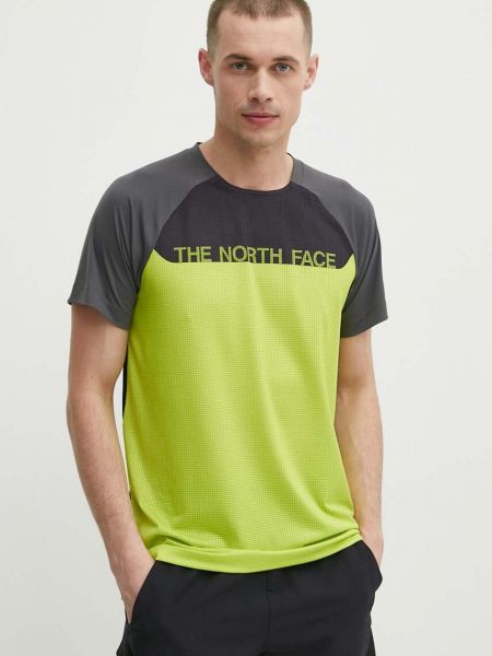 Sportska majica s printom kratki rukavi The North Face zelena