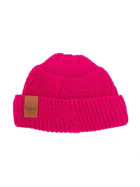 Плетена памучна шапка Kabak розово
